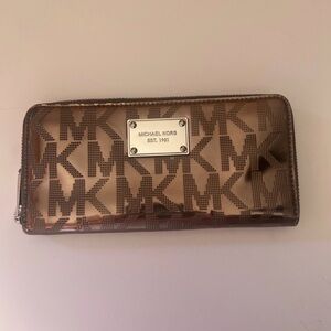 Michael Kors Bronze Logo Wallet